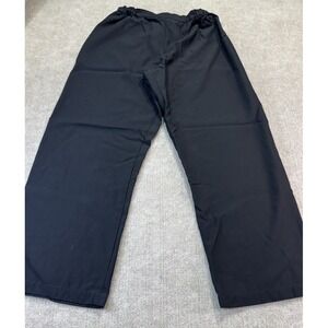 Shirin Guild L Women Wide Leg Wool Blend Pull On Pants Minimalist Stretch Career